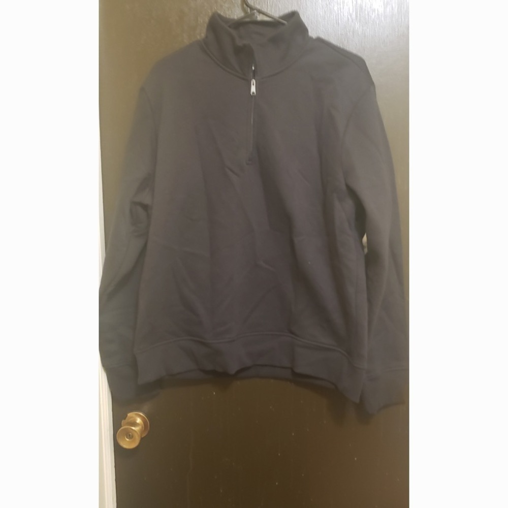 Amazon essential black high turtle neck jacket